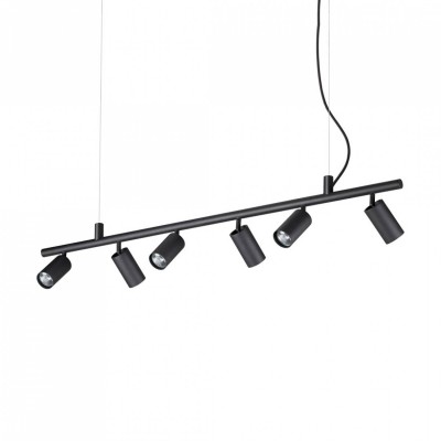 Подвесной светильник Ideal Lux DYNAMITE SP6 NERO 231396 Подвесной светильник Ideal Lux DYNAMITE SP6 NERO 231396