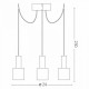 Подвесной светильник Ideal Lux HOLLY SP3 BIANCO 231587