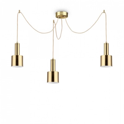 Підвісний світильник Ideal Lux HOLLY SP3 OTTONE SATINATO 231600