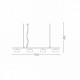 Люстра Ideal Lux MINOR LINEAR SP4 235455