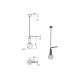 Подвесной светильник Pikart Hitch 23706-1
