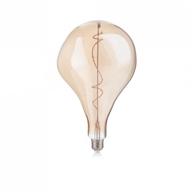 Лампочка Ideal Lux E27 VINTAGE 04W CRASH AMBRA 2200K 237251 Лампочка Ideal Lux E27 VINTAGE 04W CRASH AMBRA 2200K 237251