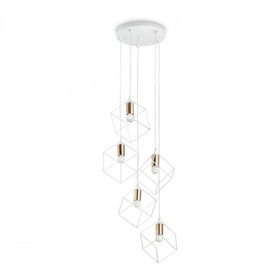Люстра Ideal Lux ICE SP5 BIANCO 237671 Люстра Ideal Lux ICE SP5 BIANCO 237671