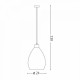 Подвесной светильник Ideal Lux BERGEN-1 SP1 238746