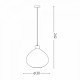 Подвесной светильник Ideal Lux BERGEN-3 SP1 238920