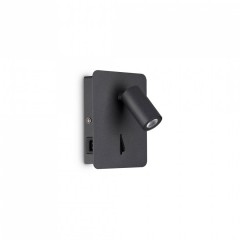 Бра-спот Ideal Lux GEA AP1 SQUARE NERO 239644