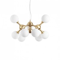 Люстра Ideal Lux NODI SP9 OTTONE SATINATO 241036