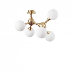 Люстра Ideal Lux NODI PL5 OTTONE SATINATO 241050