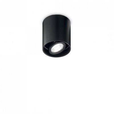 Точечный светильник Ideal Lux MOOD PL1 D09 ROUND NERO 243924