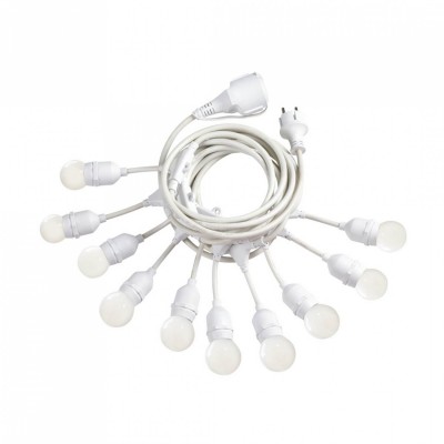 Гирлянда Ideal Lux FIESTA SP10 BIANCO 246802 Гирлянда Ideal Lux FIESTA SP10 BIANCO 246802