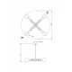 Люстра Pikart Dome V4 horizontal 24893-4