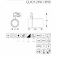 Трековий світильник Ideal Lux QUICK 28W CRI80 30° 3000K WH 1-10V 249674