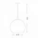 Подвесной светильник Ideal Lux NEMO SP1 D20 CROMO 250304