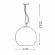Подвесной светильник Ideal Lux NEMO SP1 D40 FADE 250359
