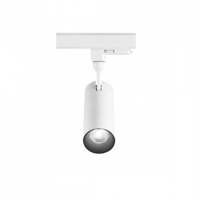 Трековый светильник Ideal Lux FOX 25W CRI80 35° 3000K WH 250458 Трековый светильник Ideal Lux FOX 25W CRI80 35° 3000K WH 250458