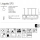 Подвесной светильник Ideal Lux Lingotto sp3 single 251110