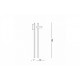Столбик Ideal Lux HUB PT BIG ANTRACITE 3000K 251257