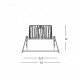 Точечный светильник Ideal Lux ROOM-65 FI SQUARE WH 252049