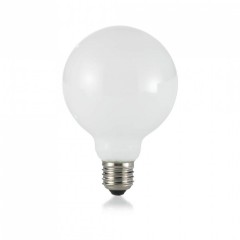 Лампочка Ideal Lux E27 08W GLOBO D095 BIANCO 4000K 253442