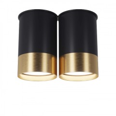 Накладний світильник Pikart BP Black/White Gold на 4 лампи 25595-1