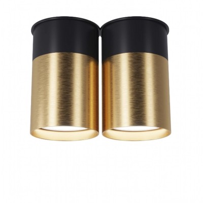 Накладний світильник Pikart BP Black/White Gold на 4 лампи 25595-2