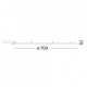 Люстра Ideal Lux ORACLE SLIM PL D070 ROUND WH 3000K 265995
