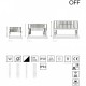 Точечный светильник Ideal Lux Off fi d100 15w 3000k 266497