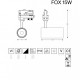 Трековый светильник Ideal Lux Fox 15w cri80 41° 4000k 267777