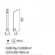 Стовпчик Ideal Lux AGOS PT SMALL 4000K 268439