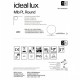 Уличный светильник Ideal Lux Mib pl round 3000k 269115