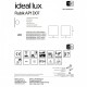 Уличный светильник Ideal Lux Rubik ap1 d07 4000k 269214