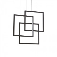 Підвісний світильник Ideal Lux FRAME SP QUADRATO NERO 269375