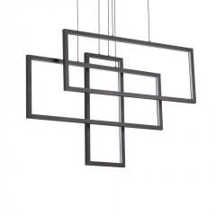 Підвісний світильник Ideal Lux FRAME SP RETTANGOLO NERO 269382