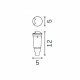 Точечный светильник Ideal Lux Way pt one side 4000k 269696