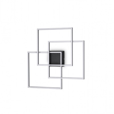 Люстра Ideal Lux FRAME PL QUADRATO NERO 270678 Люстра Ideal Lux FRAME PL QUADRATO NERO 270678