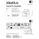 Люстра Ideal Lux FRAME PL QUADRATO NERO 270678