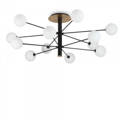Люстра Ideal Lux COSMOPOLITAN PL12 NERO OTTONE 273709 Люстра Ideal Lux COSMOPOLITAN PL12 NERO OTTONE 273709