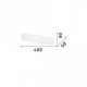 Бра Ideal Lux ECHO AP D40 20W BIANCO 273914