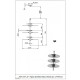 Підвісний світильник Pikart Sprinkled Glass Vertical 27709