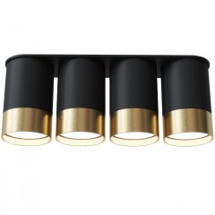 Накладной светильник Pikart BP Black/White Gold 28008-2