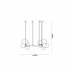 Люстра Ideal Lux PERLAGE SP14 OTTONE SATINATO 283814