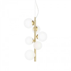 Люстра Ideal Lux PERLAGE SP6 OTTONE SATINATO 283821