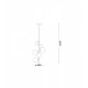 Люстра Ideal Lux PERLAGE SP6 OTTONE SATINATO 283821