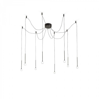 Подвесная люстра Ideal Lux Lucciola sp8 283982 Подвесная люстра Ideal Lux Lucciola sp8 283982
