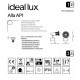 Бра-спот Ideal Lux ALFA AP1 OTTONE SATINATO 285009