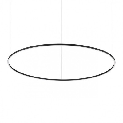 Люстра Ideal Lux ORACLE SLIM SP D150 ROUND BK 3000K 285061 Люстра Ideal Lux ORACLE SLIM SP D150 ROUND BK 3000K 285061