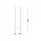 Бра Ideal Lux ESSENCE AP 17W NERO 285108