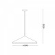 Підвісний світильник Ideal Lux YURTA SP1 D50 BIANCO 285160