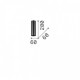 Точковий світильник Ideal Lux LOOK PL1 H20 OTTONE SATINATO 285214