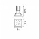 Точковий світильник Ideal Lux GAME SQUARE 11W 2700K BK BK 285436